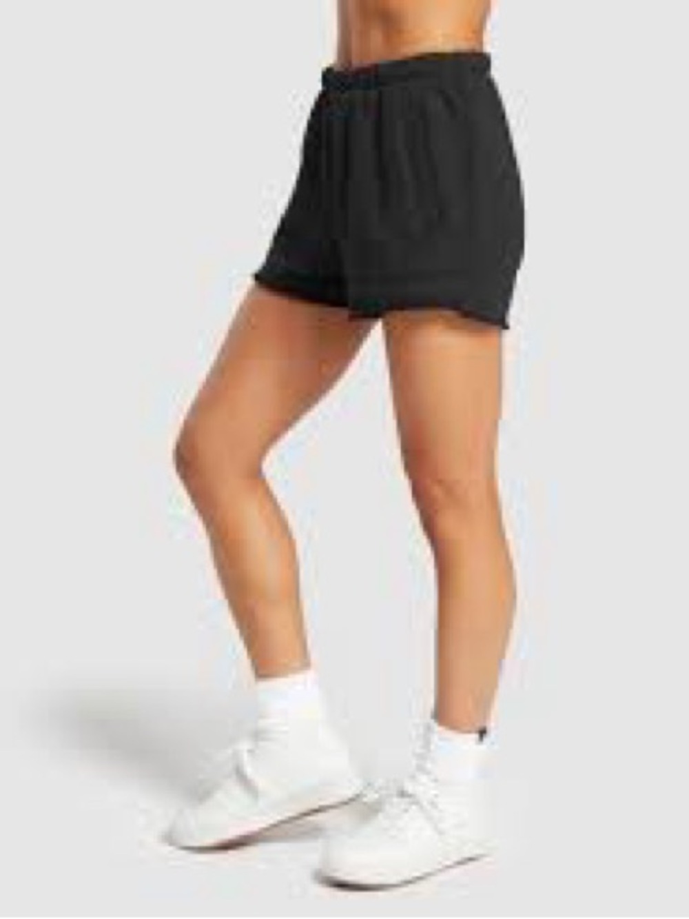 Gymshark Black Women's Athletic Drawstring Shorts
